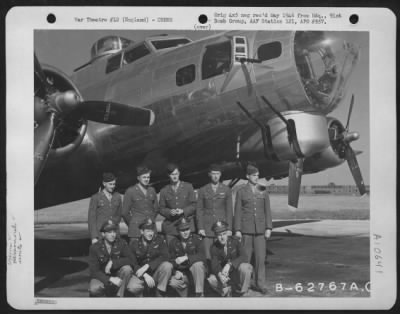 General > Lt. Margolis And Crew Of The 324Th Bomb Sq., 91St Bomb Group, 8Th Air Force, Beside The Boeing B-17 Flying Fortress.  England.