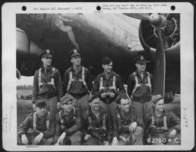 General > Combat Crew Of The 91St Bomb Group, 8Th Air Force, Beside The Boeing B-17 "Flying Fortress" 'Shirley Jean'.  England.