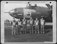 Lt. F.J. Majka And Crew Of The 575Th Bomb Sqdn. Pose Beside The Martin B-26 Marauder 'Skyhag'.  391St Bomb Group, England.  8 June 1944. - Page 1