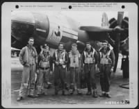 Lt. Saunders And Crew Of The 575Th Bomb Sqdn. Pose Beside The Martin B-26 Marauder 'Skyhag'.  391St Bomb Group, England.  21 August 1944. - Page 1