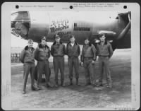 Capt. Jobe And Crew Of The 572Nd Bomb Sqdn. Pose Beside The Martin B-26 Marauder 'Dode Lee'S Memphis Blues'.  391St Bomb Group, England, 13 August 1944. - Page 1