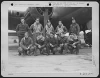 Lt. Hytinen And Crew Of The 381St Bomb Group In Front Of A Boeing B-17 "Flying Fortress" At 8Th Air Force Station 167, England. 16 March 1944. - Page 1
