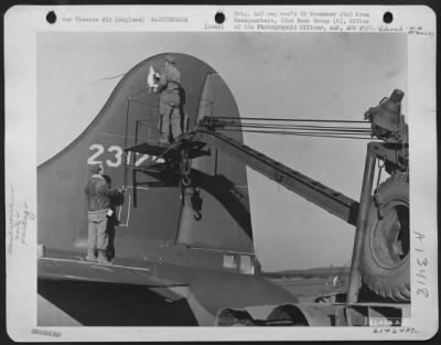 Thumbnail for General > Maintenance Men Of The 92Nd Bomb Group At Work On A Boeing B-17 Flying Fortress, England, 29 November 1943.