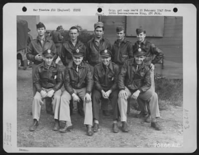 Thumbnail for General > A Crew Of The 525Th Bomb Squadron, 379Th Bomb Group, Poses For The Photographer At An 8Th Air Force Base In England On 29 July 1944.