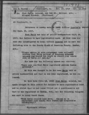 Old German Files, 1909-21 > Fred Davis (#325971)
