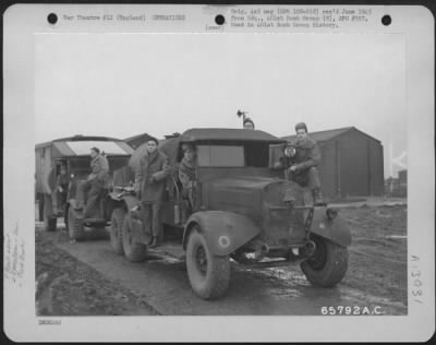 Thumbnail for General > Crash Crews Of The 401St Bomb Group Are Ready For Action In Case A Boeing B-17 "Flying Fortress" Crashes As It Comes In For A Landing At This 8Th Air Force Base In England.  28 December 1943.