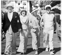 Myrtle with husband Oliver, Ruth with husband Stan at the pier on Catalina Island.jpg