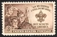 Three Boy Scouts, badge, Statue of Liberty.gif