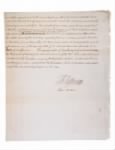 Jefferson Message to Congress RE: Lewis and Clark Expedition - Last Page