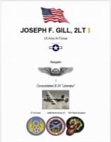 Thumbnail for 2Lt Joseph F. Gill, Jr., B-24 Navigator_Cover page.jpg