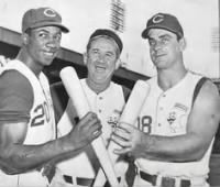 Frank Robinson, Birdie Tebbetts and Ted Kluszewski.jpg