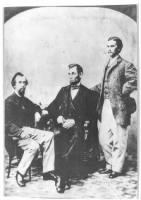 John Nicolay, Abraham Lincoln, John Hay.jpg
