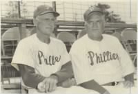 Earle Combs, left, as Philadelphia Phillies coach in 1954 with Phillies manager Steve O'Neill.jpg