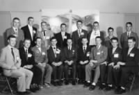 Sixteen national and sectional 4-H Club soil and water conservation winners, Raymond Firestone is seated in middle.jpeg