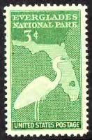Great white heron & Florida map.gif