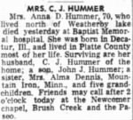 Thumbnail for ANNA D HUMMER OBIT 1970.JPG