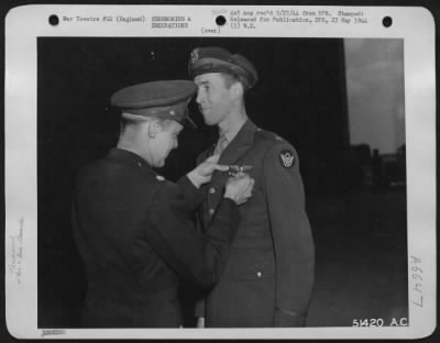 Awards > for EXTRAORDINARY ACHIEVEMENT, while serving as Deputy Leader of a Combat Wing on a bombing mission to Brunswick, Germany, 20 February 1944, Major James M. Stewart of Hollywood, Caliofrnia, was awarded the Distinguished Flying Cross on 3 May 1944.