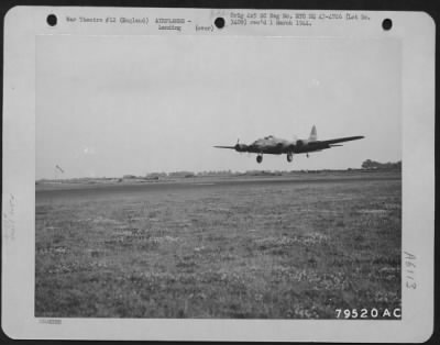 Boeing > A Boeing B-17 Of The 305Th Bomb Group Returns To Its Base At Chelveston, England After A Mission Over Enemy Territory On 29 June 1943.