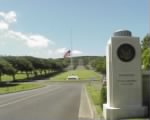 Entrance to Hawaii Memorial Cemetery