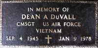 Dean DuVall's gravemarker sm.JPG