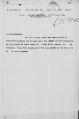 Old German Files, 1909-21 > Willam Dalrymple (#287145)