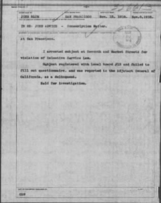 Old German Files, 1909-21 > John Advich (#326613)