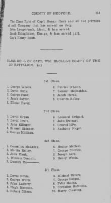 Volume V > Muster Rolls and Papers Relating to the Associators and Militia of the County of Bedford.