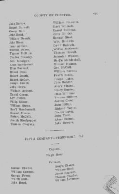 Volume V > Muster Rolls Relating to the Associators and Militia of the County of Chester.