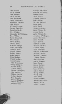 Volume V > Muster Rolls Relating to the Associators and Militia of the County of Chester.