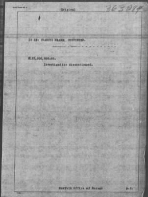Old German Files, 1909-21 > Francis Blank (#363284)