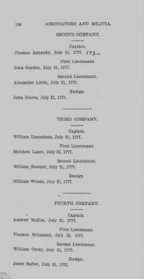 Thumbnail for Volume VI > Muster Rolls Relating to the Associators and Militia of the County of Cumberland