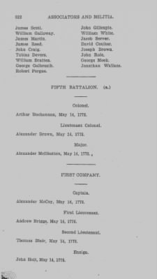 Volume VI > Muster Rolls Relating to the Associators and Militia of the County of Cumberland