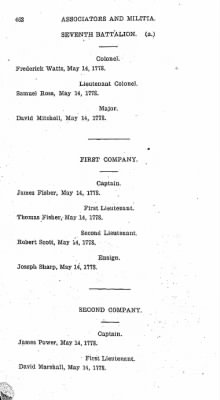 Thumbnail for Volume VI > Muster Rolls Relating to the Associators and Militia of the County of Cumberland