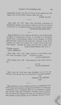 Volume VI > Muster Rolls Relating to the Associators and Militia of the County of Cumberland