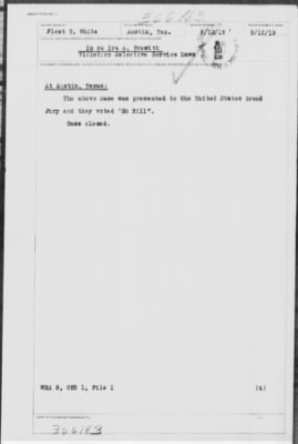 Old German Files, 1909-21 > Ira A. Prewitt (#366183)