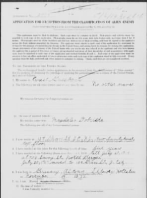 Old German Files, 1909-21 > Ernest Griesback (#366606)