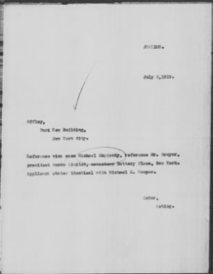 Old German Files, 1909-21 > Michael Kupinsky (#365387)