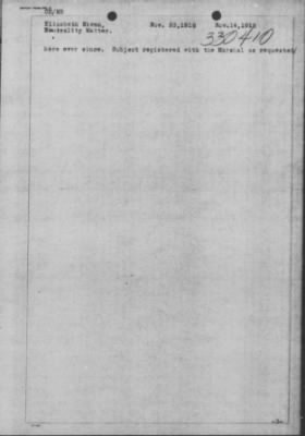 Old German Files, 1909-21 > Elizabeth Nevin (#330410)