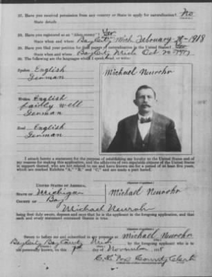Old German Files, 1909-21 > Michael Neurohr (#330415)