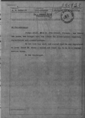 Old German Files, 1909-21 > Joseph Brich (#335923)