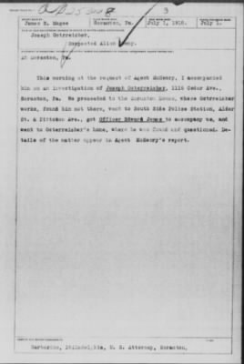 Old German Files, 1909-21 > Joseph Ostrreicher (#8000-253008)