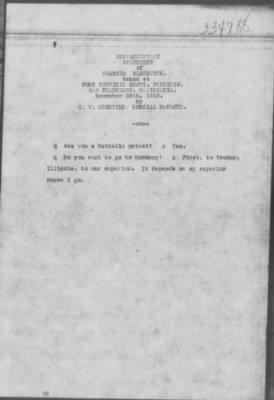 Old German Files, 1909-21 > Francis Blasezyck (#334788)