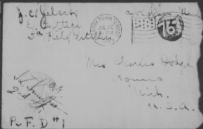 Thumbnail for Old German Files, 1909-21 > Pvt. Jos. C. Jelech (#263270)