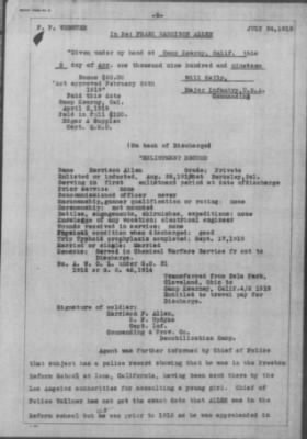 Old German Files, 1909-21 > Frank Harrison Allen (#370083)
