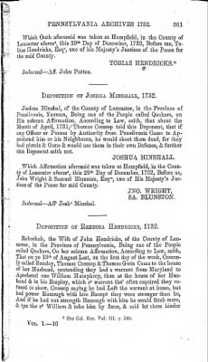 Volume I > Pennsylvania Archives 1732