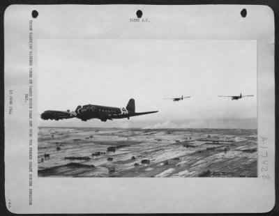 General > TROOP CARRYING GLIDERS TOWED BY CARGO SHIPS ROAR OFF OVER THE FRENCH COAST DURING INVASION DAY.