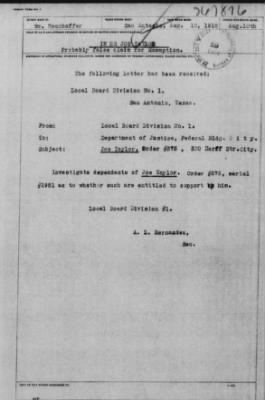 Old German Files, 1909-21 > Joe Taylor (#267876)