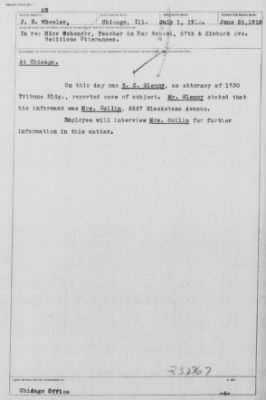 Old German Files, 1909-21 > Miss Schencor (#232767)