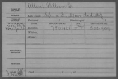 Company I > Allen, William C.