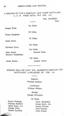Volume VII > First Battalion Lancaster County Militia.
